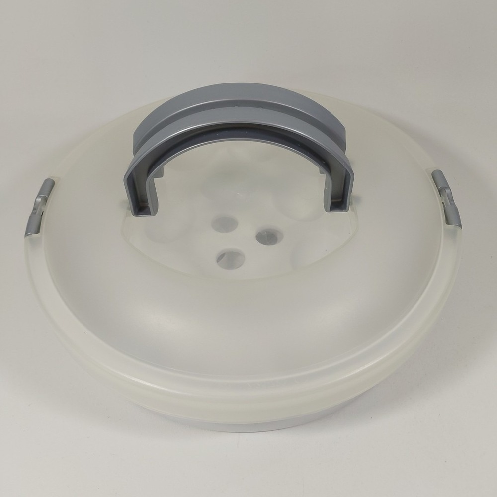 Mainstays Round 3 in 1 Cake and Pie Carrier with Deviled Eggs Insert (Silver)